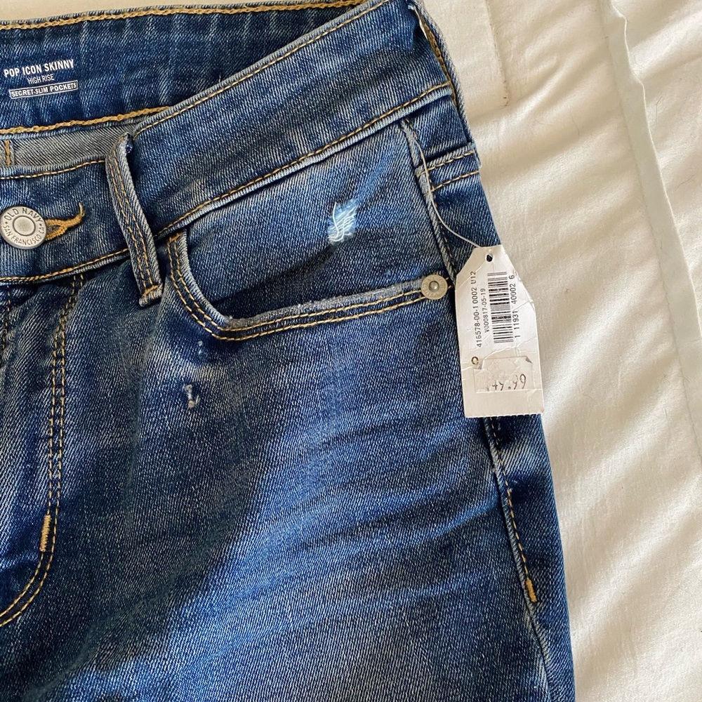 NWT old navy high rise super skinny jeans